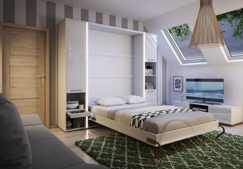 Modern vertical wall - vertical, hidden