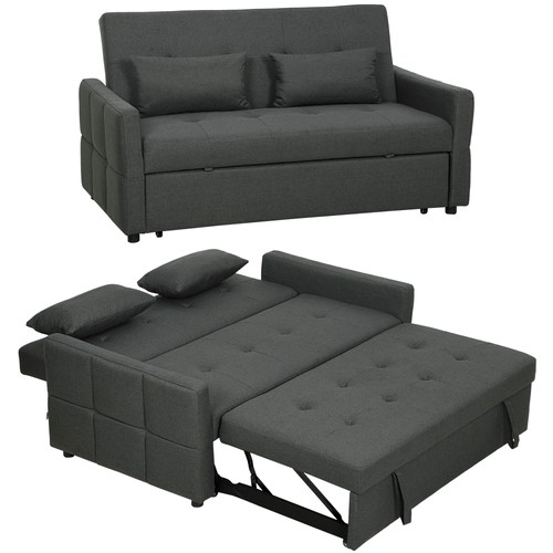 Homcom seater sofa bed - 2,
