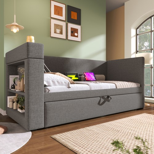 Daybed with pull out trundle - daybed,