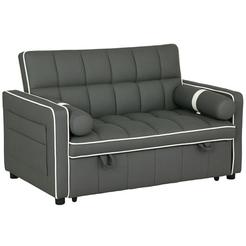 Homcom seater pull - out, sofa