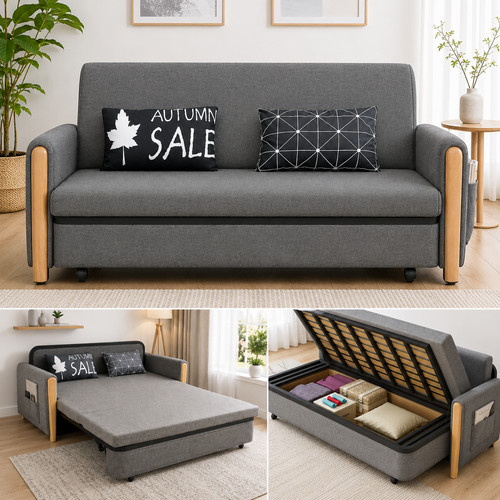 Seater pull out sofa bed - seater,