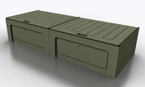 Campervan bed bench storage - campervan,