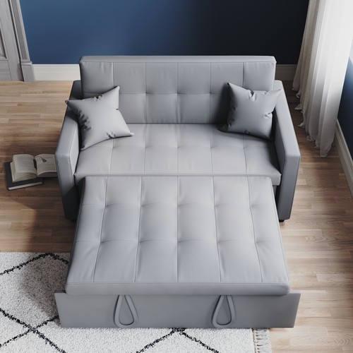Sofa bed grey seater - bed, living