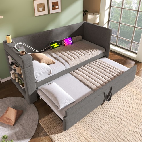 Upholstered daybed sofa bed - upholstered,