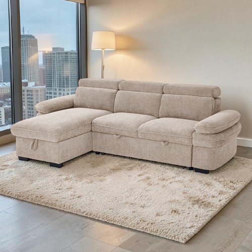 Hudley sofabed beige universal - beige,