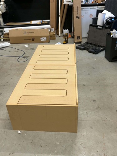 Campervan modular pull out bed - campervan, pull-out