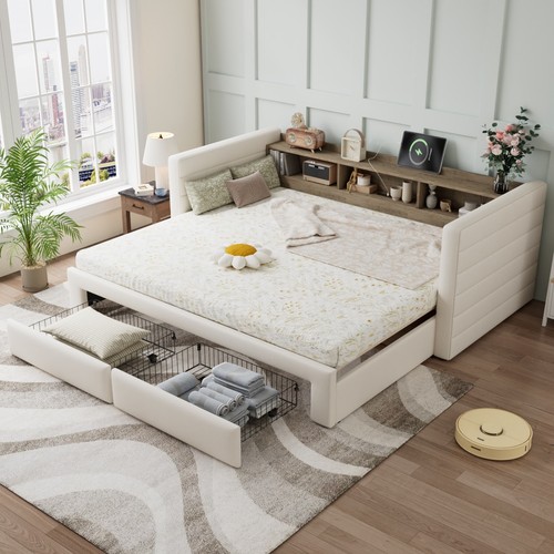 Daybed with pull - with, out