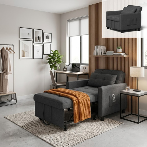 Single sofa bed chair - sofa,