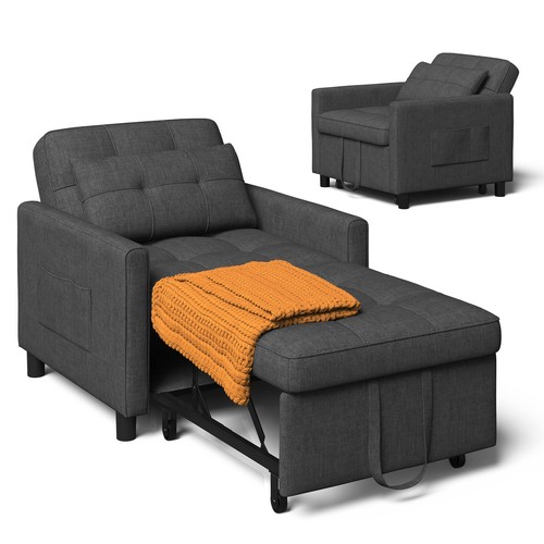 Single sofa bed chair - bed,