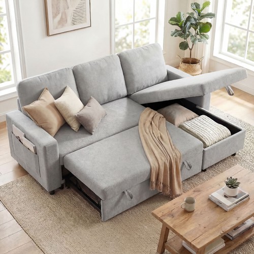 Homcom pull out sofa - out,