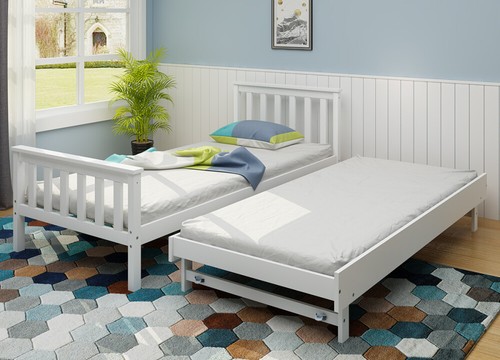 Solid pine bed - 2,