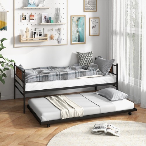 Single metal daybed - metal, bed