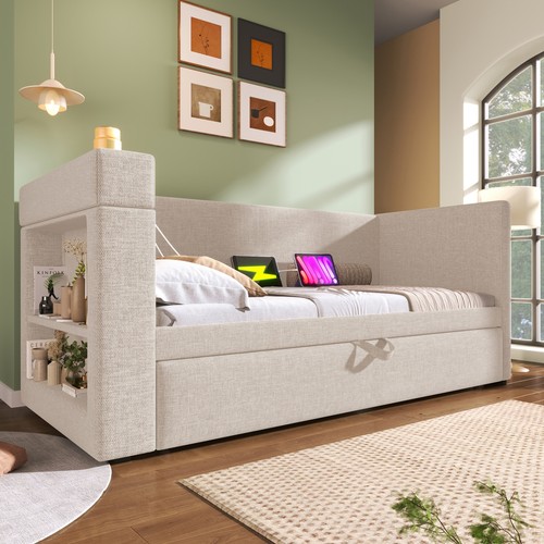 Daybed with pull out trundle - daybed,